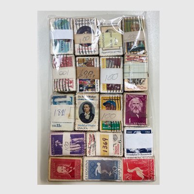 外国切手使用済み約100枚x18束 - 日本切手・外国切手の販売・趣味の 