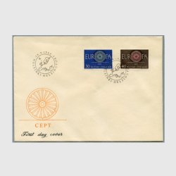 FDC・フィンランド 1960年ヨーロッパ切手