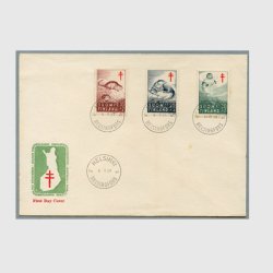 FDC・フィンランド 1961年複十字