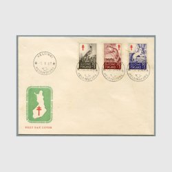 FDC・フィンランド 1962年複十字　結核予防