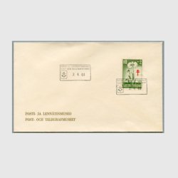 消印付カバー・フィンランド 1963年電信博物館