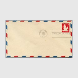 FDC・アメリカ 1956年切手付封筒 イーグル