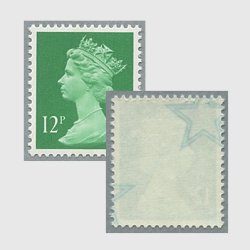 イギリス 1985年エリザベス２世・12p （裏に星）