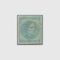 アメリカ連合国 1862年5c Jefferson Davis (no.2) - 趣味の切手専門店