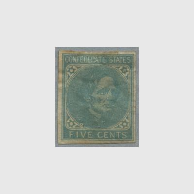 アメリカ連合国 1862年5c Jefferson Davis (no.2) - 趣味の切手専門店