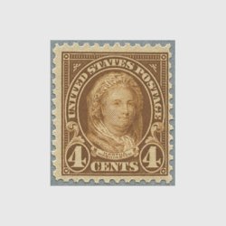 アメリカ 1923年４c ワシントン夫人  スコットNo.556（目打11) （商品番号１）