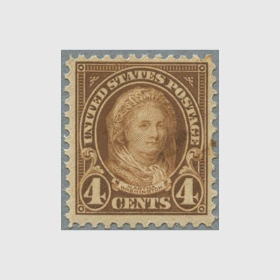 アメリカ 1923年４c ワシントン夫人 スコットNo.556（目打11) （商品番号２） - 日本切手・外国切手の販売・趣味の切手専門店マルメイト