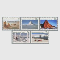 豪州南極地方 1984年南極の風景５種