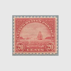 アメリカ 1931年20c 金門海峡  スコットNo.698（目打10.5x11 ）