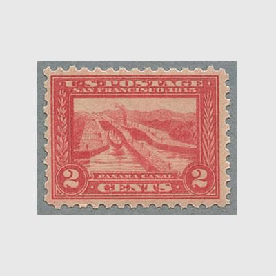 外国切手4枚（アメリカ：1913年、パナマ太平洋博覧会） アメリカ 1913年パナマ太平洋博覧会2セント・目打10 - 趣味の