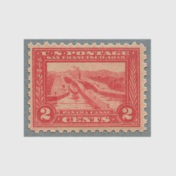 アメリカ 1913年パナマ太平洋博覧会2セント・目打10