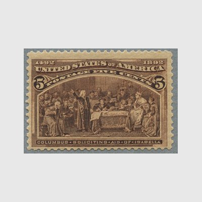 保存版 1893年シカゴ、コロンブス万国博覧会切手 ロッキー山上のフリー ...