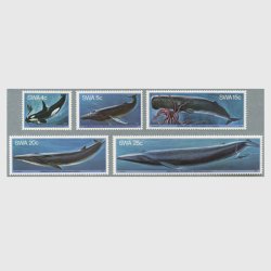 南西アフリカ 1980年クジラ５種