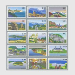 ドイツ 1993-1996年地方の風景15種