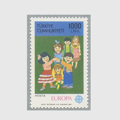 トルコ 1989年ヨーロッパ切手 1000lira - 日本切手・外国切手の販売