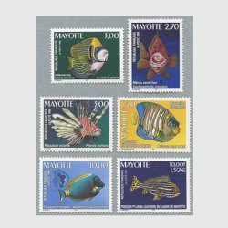 マヨット 1998-2001年熱帯魚６種