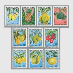 マリ共和国 1979-1980年フルーツ10種
