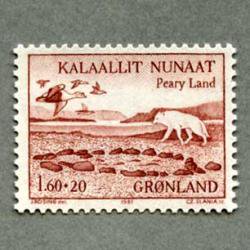 グリーンランド 1981年北極オオカミとテントの石組み