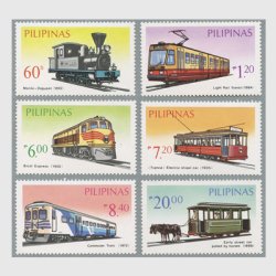 フィリピン 1984年鉄道６種※少シミ