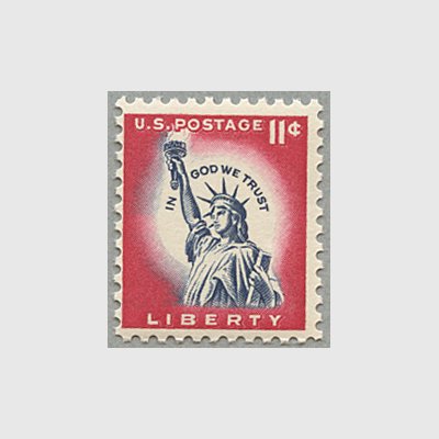 アメリカ 1961年リバティーシリーズ11c「自由の女神」 - 日本切手 