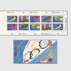 カナダ 1992年バルセロナオリンピック・切手帳
