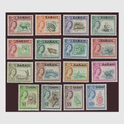 サバ 1964年「SABAH」加刷16種