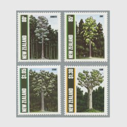 ニュージーランド 1989年樹木４種