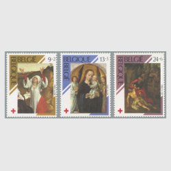 ベルギー 1989年赤十字切手３種