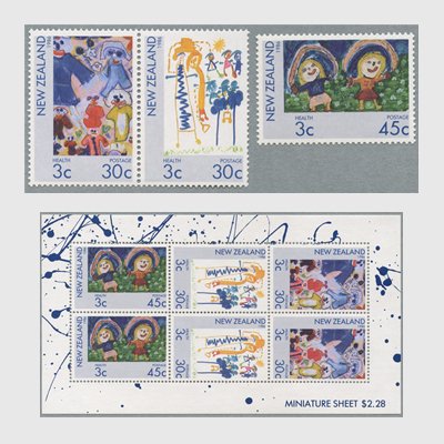 ニュージーランド 1986年児童画 - 日本切手・外国切手の販売・趣味の