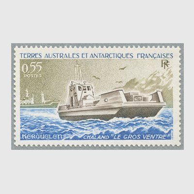 仏領南方南極地方 1983年揚陸艦 Le Gros ventre - 日本切手・外国切手 