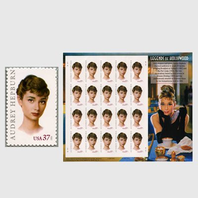 アメリカ 2003年オードリー・ヘップバーン - 日本切手・外国切手の販売 