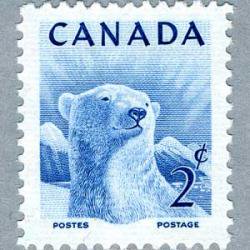 カナダ 1953年ホッキョクグマなど3種