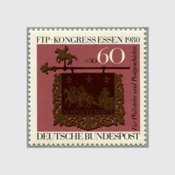 西ドイツ 1980年郵便局の看板