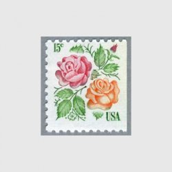 アメリカ 1978年切手帳単片バラ