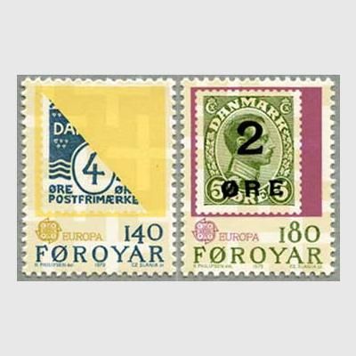 まとめ済7383 外国切手 フェロー諸島 1979年 子供の絵 3V 7383 外国