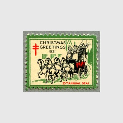 アメリカ 1931年クリスマスシール - 日本切手・外国切手の販売・趣味の切手専門店マルメイト