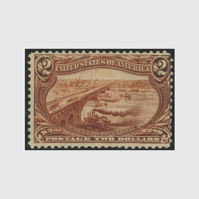 上品なスタイル アメリカ 1898年トランスミシシッピ博覧会2ドル - 日本切手 その他