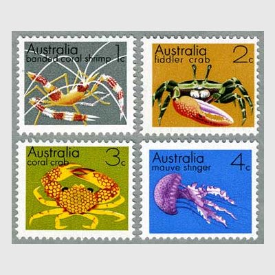 オーストラリア 1973年海洋生物4種 - 日本切手・外国切手の販売・趣味