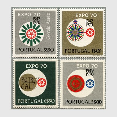 ポルトガル 1970年大阪万博4種 - 日本切手・外国切手の販売・趣味の