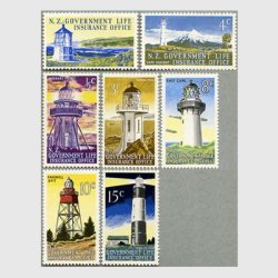ニュージーランド 1969-76年灯台7種