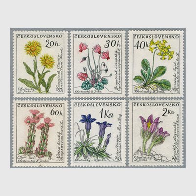 ふるさと納税 #427 使用済み 海外切手 33枚 チェコスロバキア 花