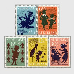 オランダ 1967年ナーサリー・ライムズ5種 - 日本切手・外国切手の販売