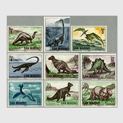 未使用外国切手】恐竜・古生物切手 計29点-