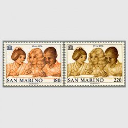 サンマリノ 1976年ユネスコ30年2種