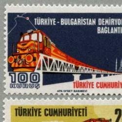 トルコ 1971年国際線の交通機関3種