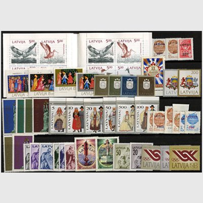 ラトビア未使用52種 - 日本切手・外国切手の販売・趣味の切手専門店マルメイト