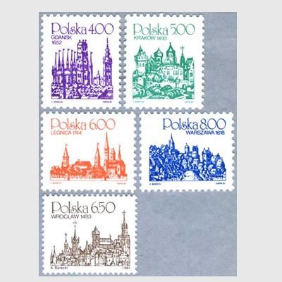 2329 外国切手 ポーランド 馬 シリーズ 未使用 美術品