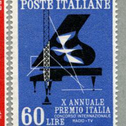 イタリア 1958年Prix Italia10年2種