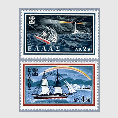 ギリシャ 1960年世界難民年2種 - 日本切手・外国切手の販売・趣味の