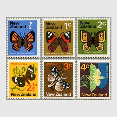 ニュージーランド 1970年蝶と蛾6種 - 日本切手・外国切手の販売 